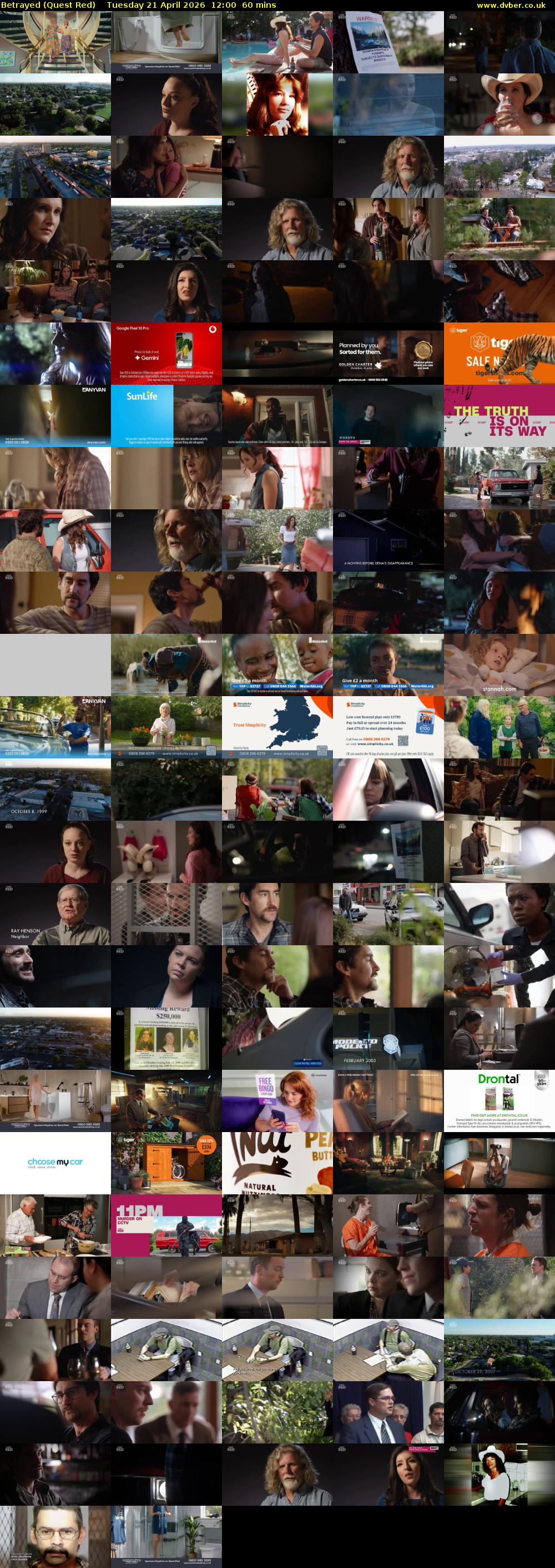 Betrayed (Quest Red) Tuesday 21 April 2026 12:00 - 13:00