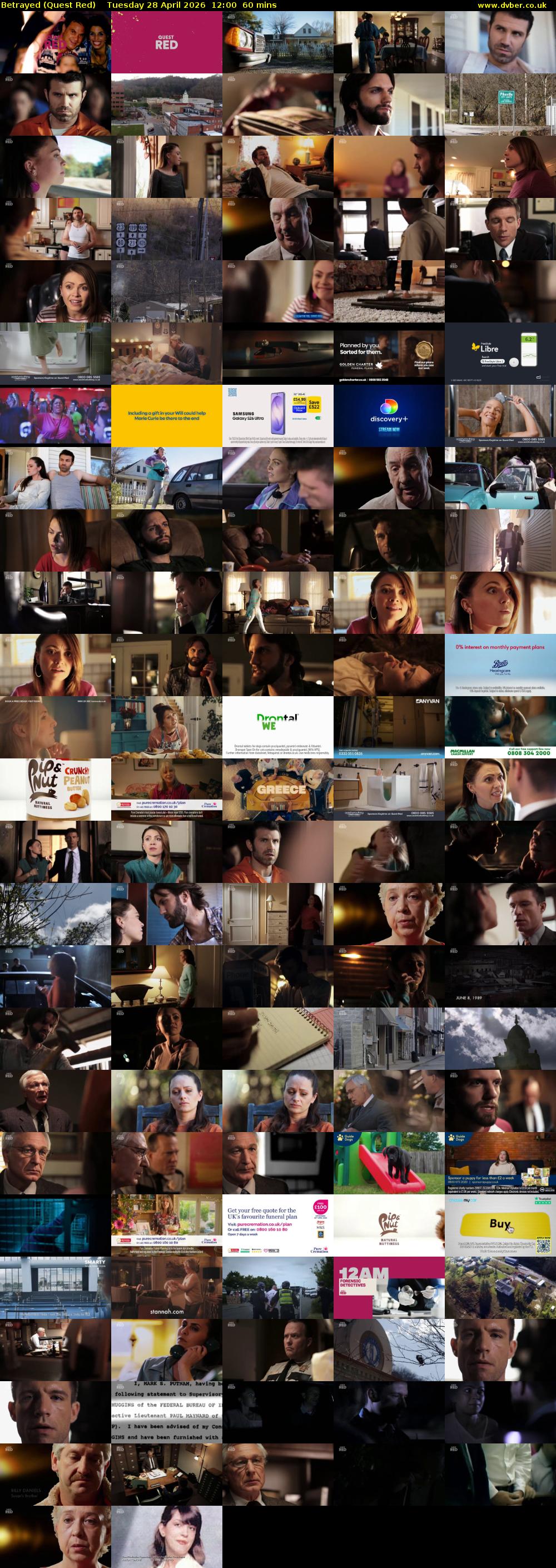 Betrayed (Quest Red) Tuesday 28 April 2026 12:00 - 13:00