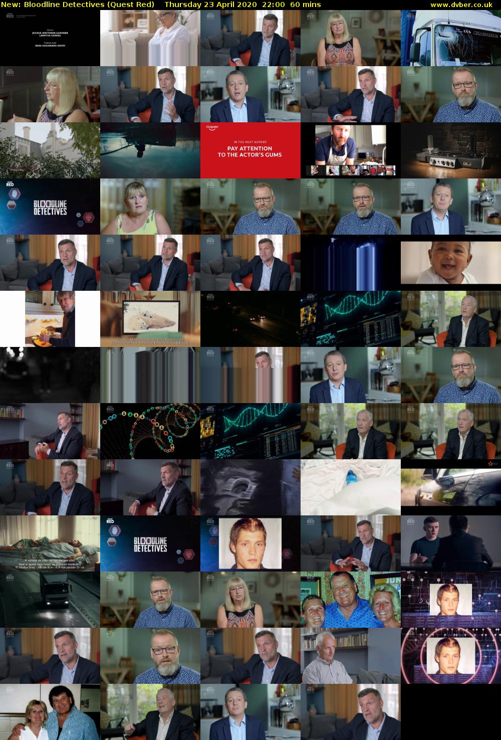 Bloodline Detectives (Quest Red) Thursday 23 April 2020 22:00 - 23:00