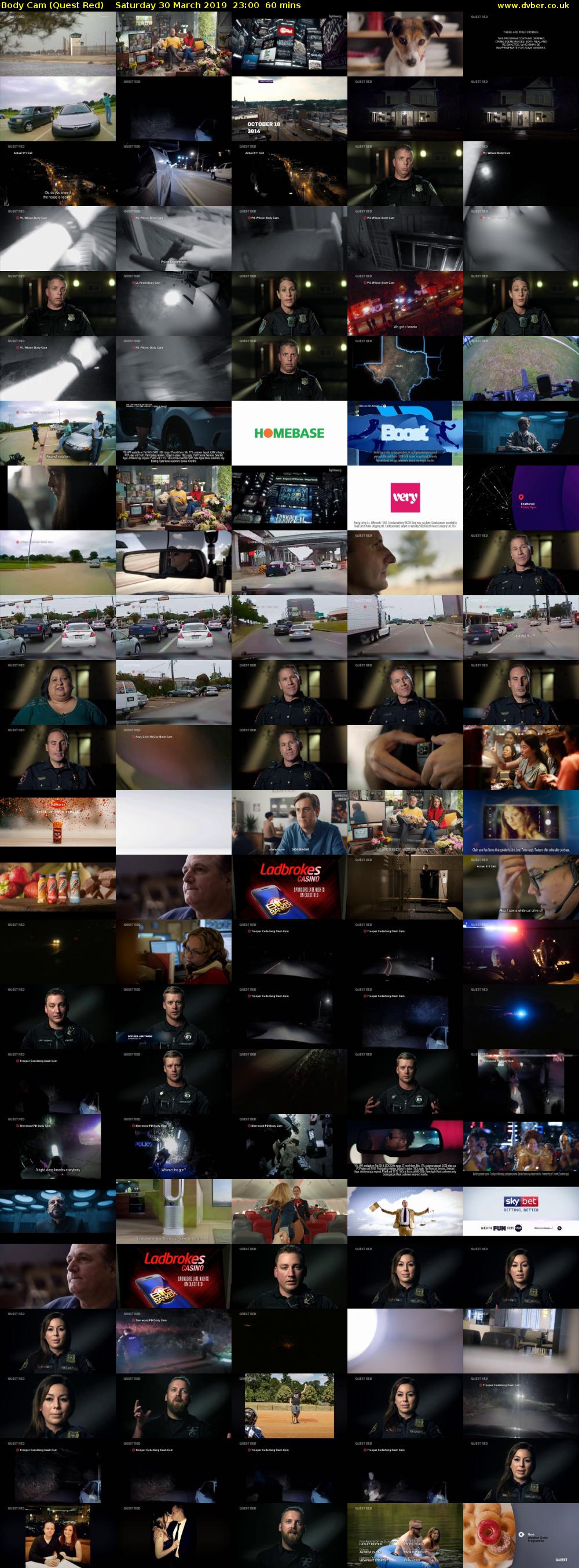 Body Cam (Quest Red) Saturday 30 March 2019 23:00 - 00:00