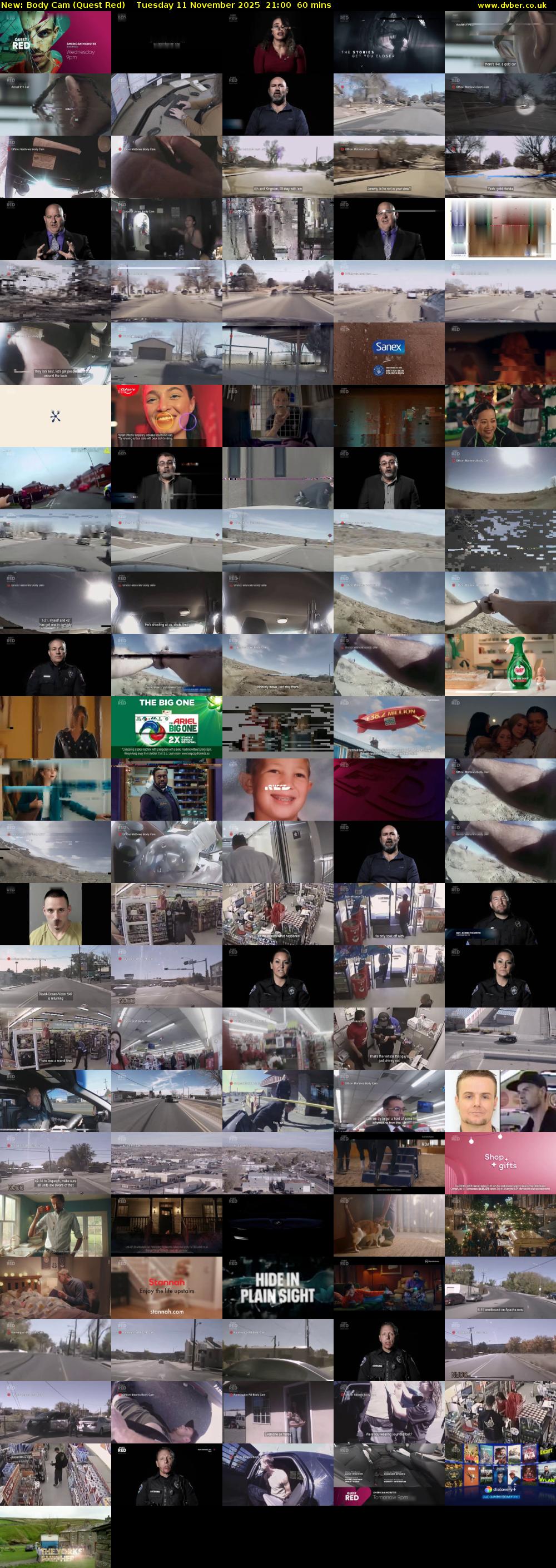 Body Cam (Quest Red) Tuesday 11 November 2025 21:00 - 22:00