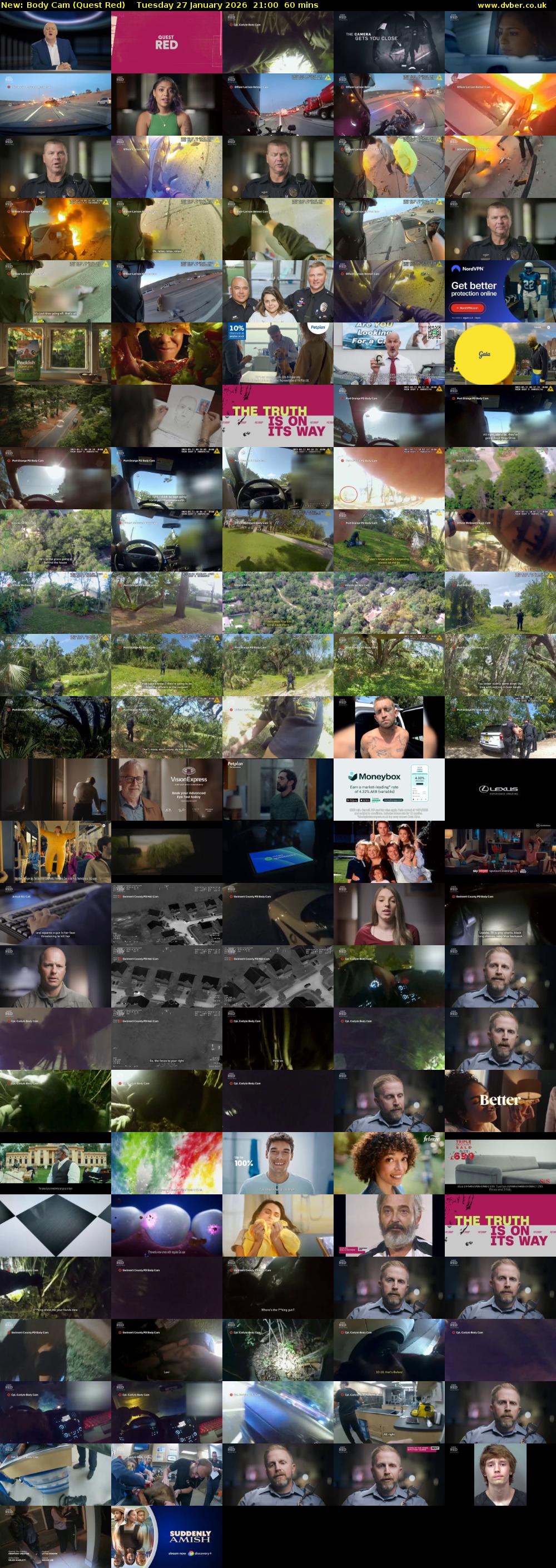 Body Cam (Quest Red) Tuesday 27 January 2026 21:00 - 22:00