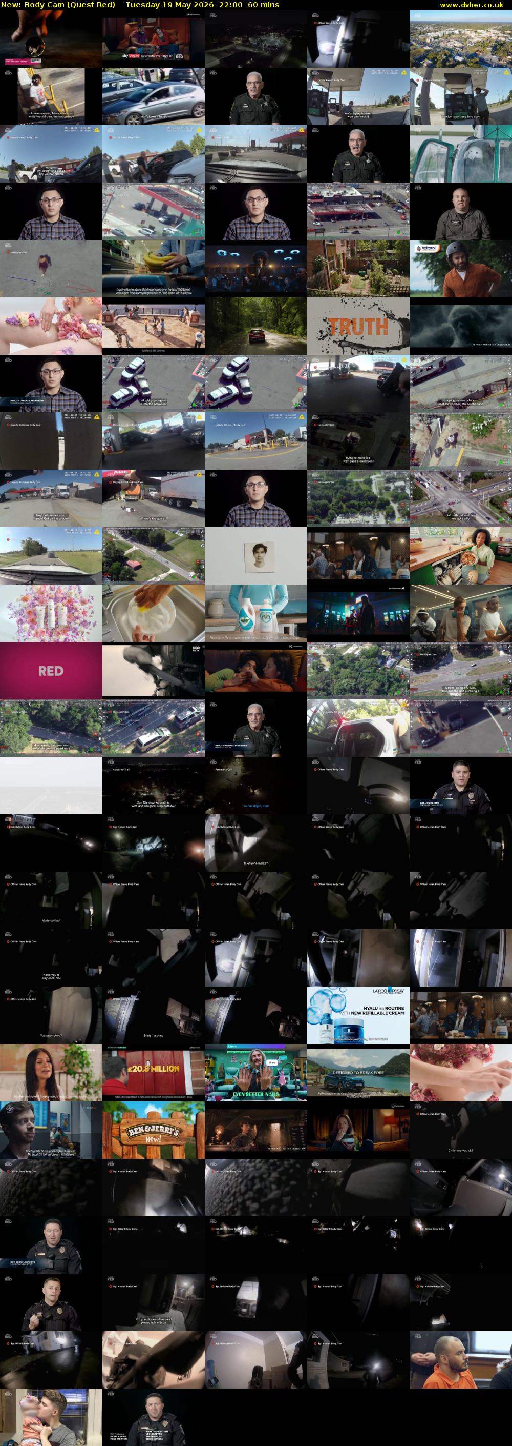 Body Cam (Quest Red) Tuesday 19 May 2026 22:00 - 23:00