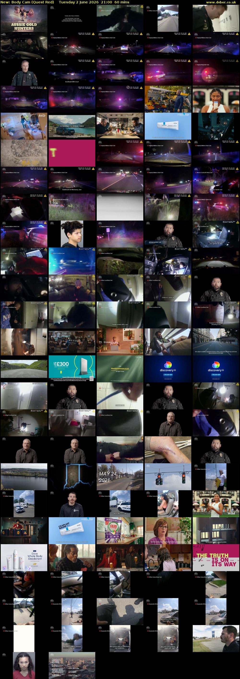 Body Cam (Quest Red) Tuesday 2 June 2026 21:00 - 22:00
