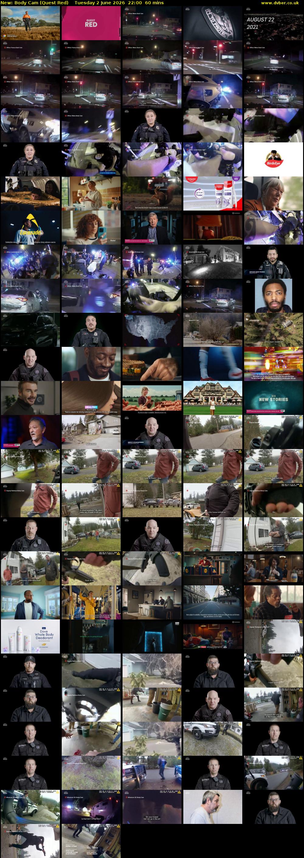 Body Cam (Quest Red) Tuesday 2 June 2026 22:00 - 23:00