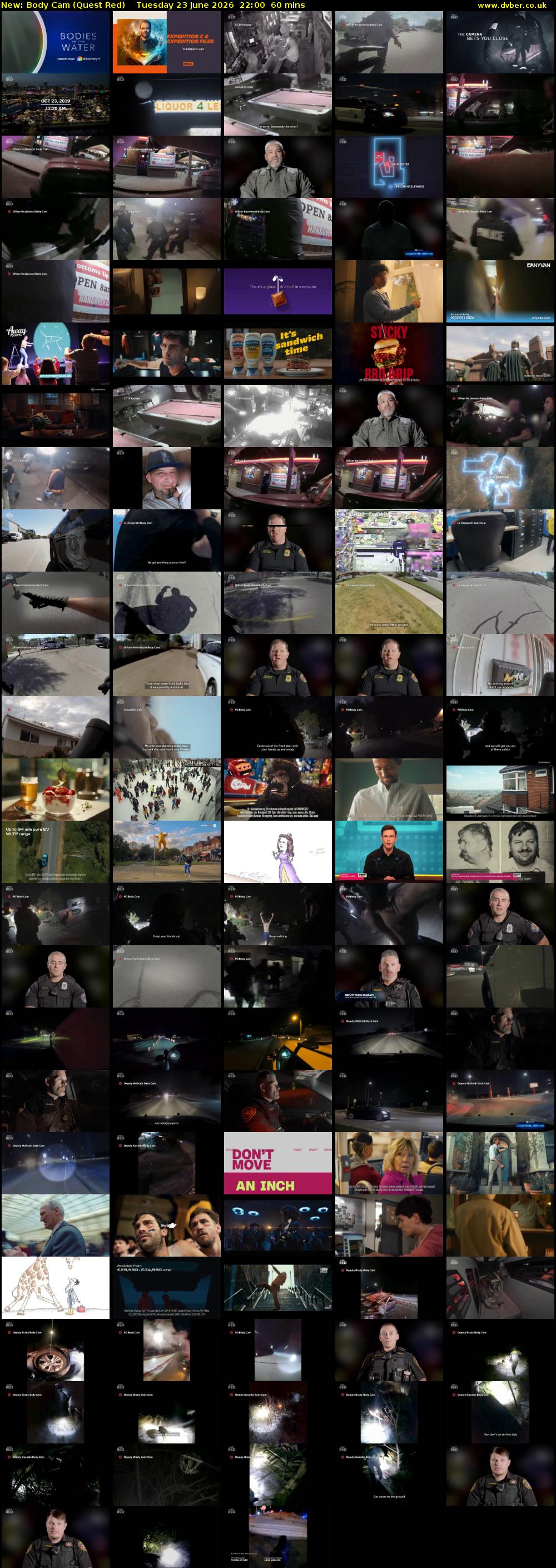 Body Cam (Quest Red) Tuesday 23 June 2026 22:00 - 23:00