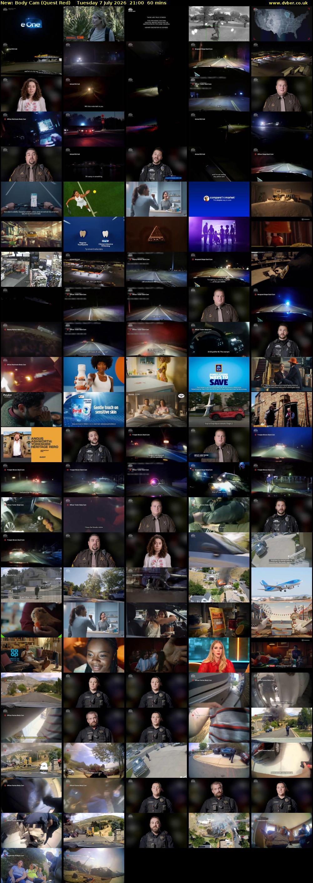 Body Cam (Quest Red) Tuesday 7 July 2026 21:00 - 22:00