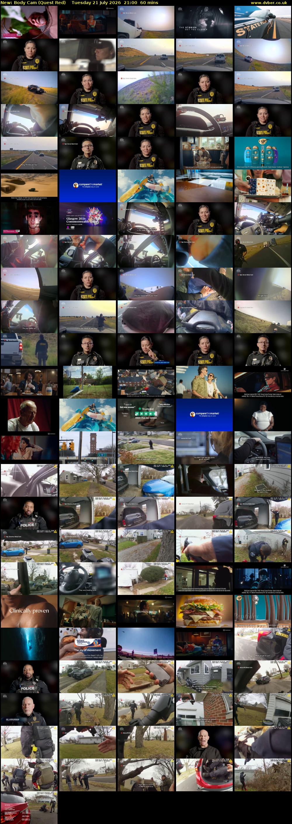 Body Cam (Quest Red) Tuesday 21 July 2026 21:00 - 22:00