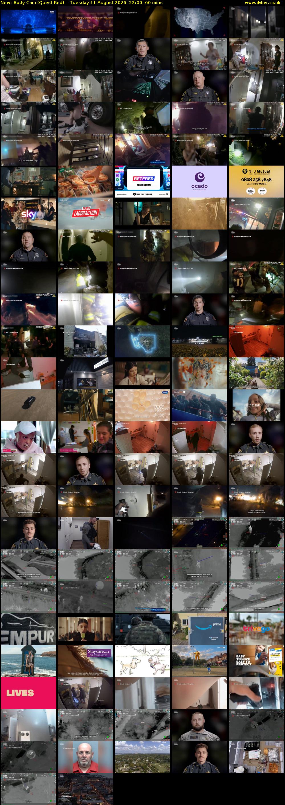 Body Cam (Quest Red) Tuesday 11 August 2026 22:00 - 23:00