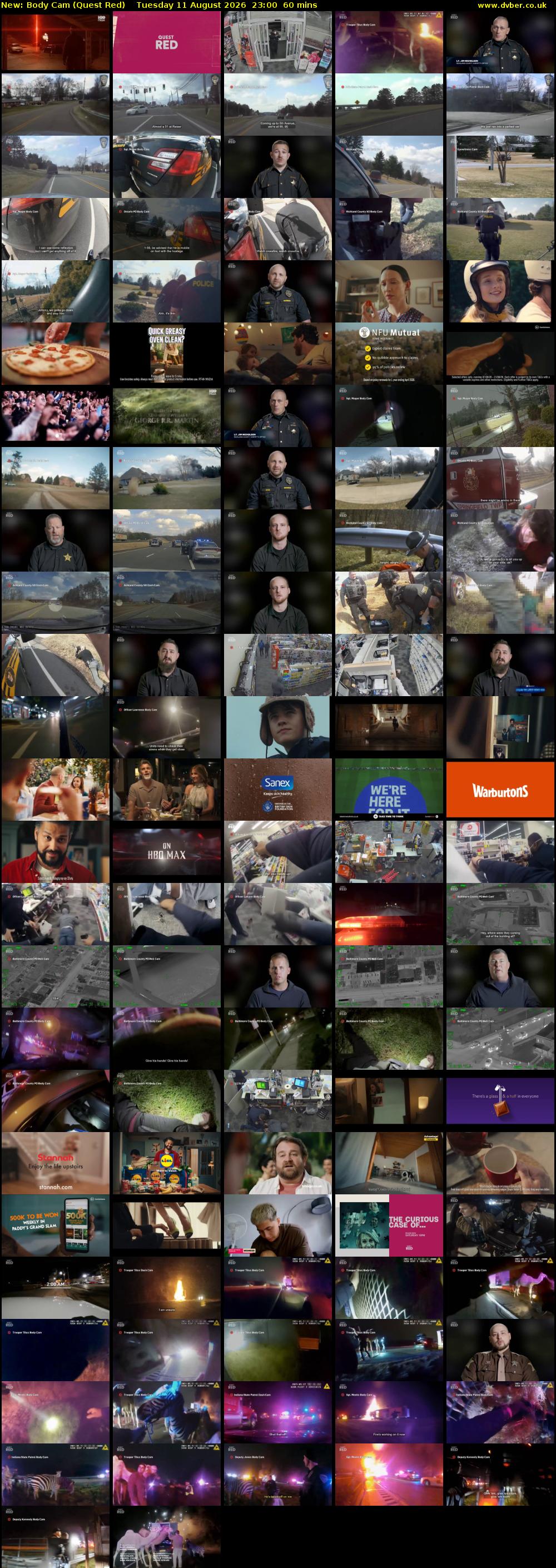 Body Cam (Quest Red) Tuesday 11 August 2026 23:00 - 00:00