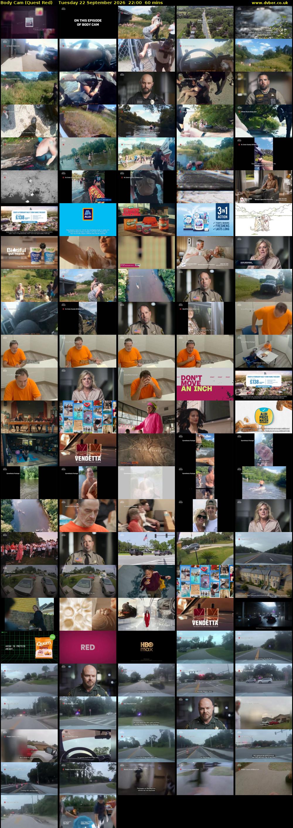 Body Cam (Quest Red) Tuesday 22 September 2026 22:00 - 23:00
