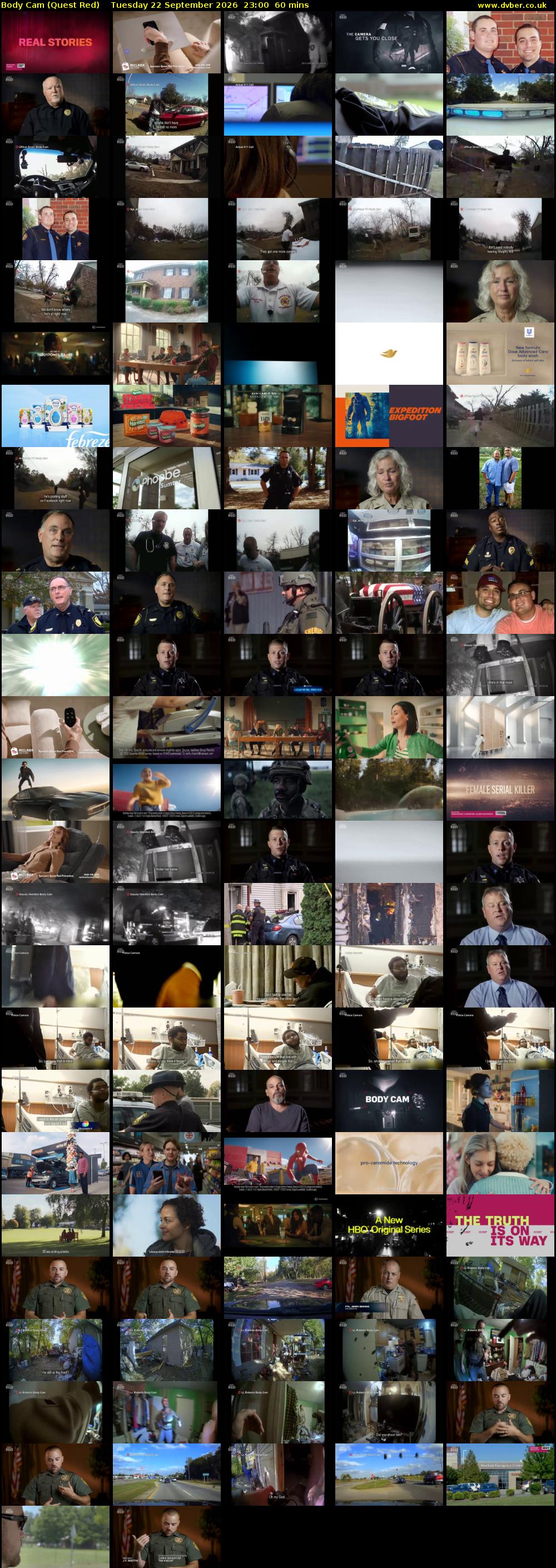 Body Cam (Quest Red) Tuesday 22 September 2026 23:00 - 00:00