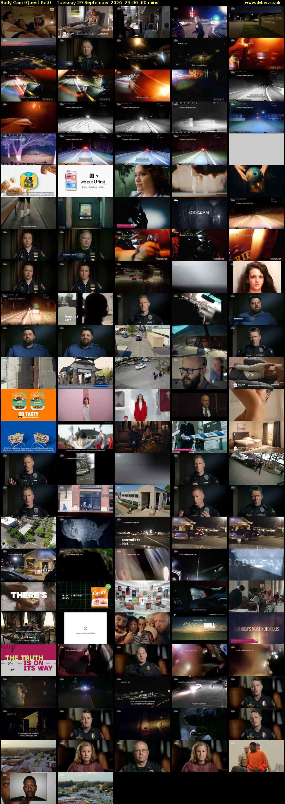 Body Cam (Quest Red) Tuesday 29 September 2026 23:00 - 00:00