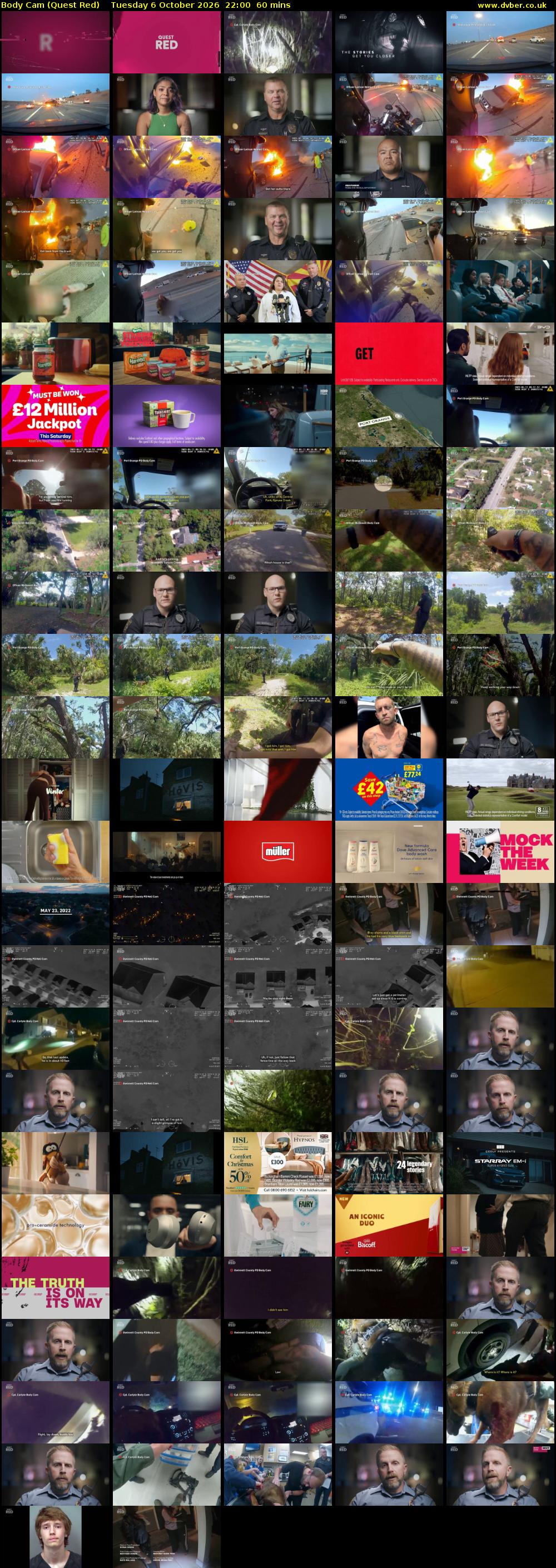 Body Cam (Quest Red) Tuesday 6 October 2026 22:00 - 23:00