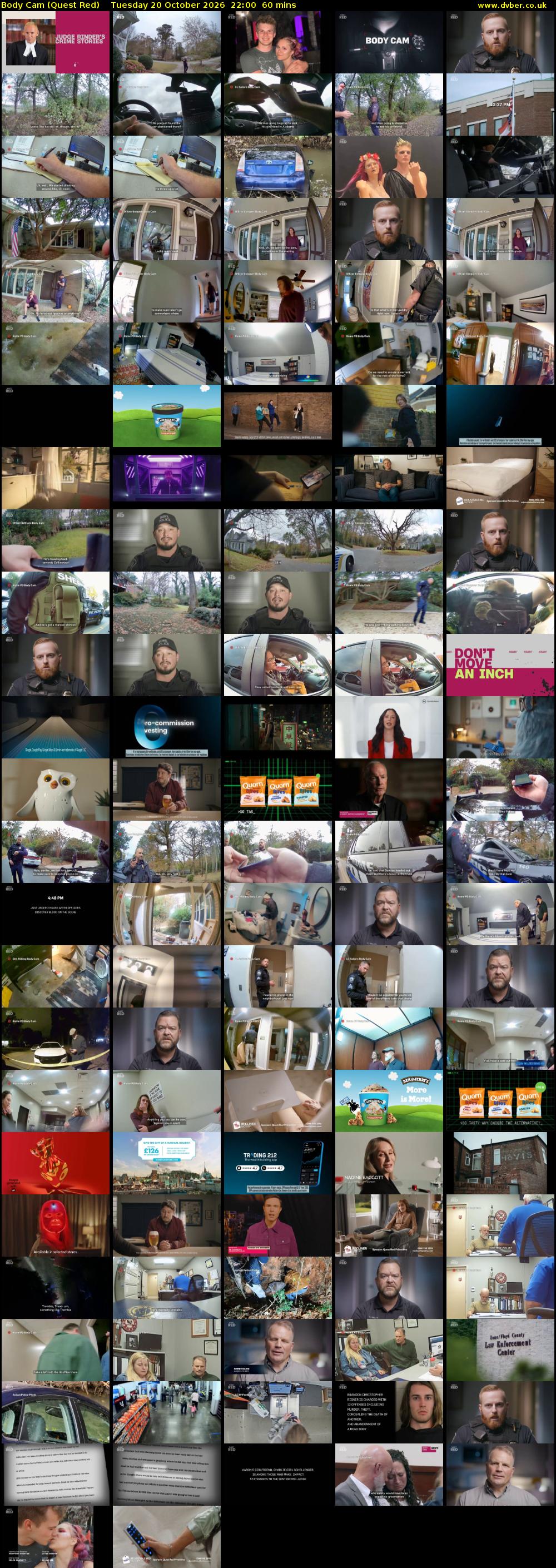 Body Cam (Quest Red) Tuesday 20 October 2026 22:00 - 23:00