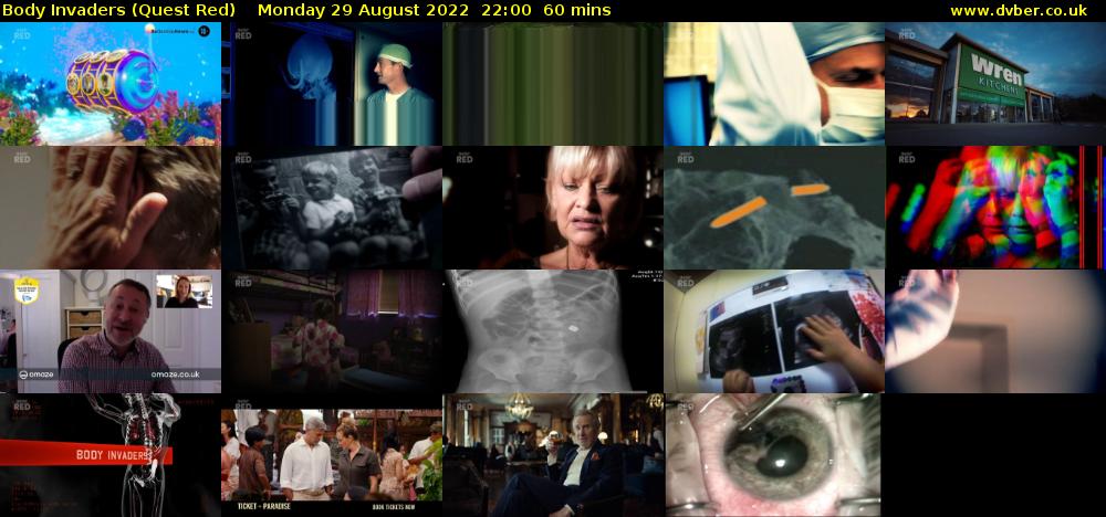 Body Invaders (Quest Red) Monday 29 August 2022 22:00 - 23:00