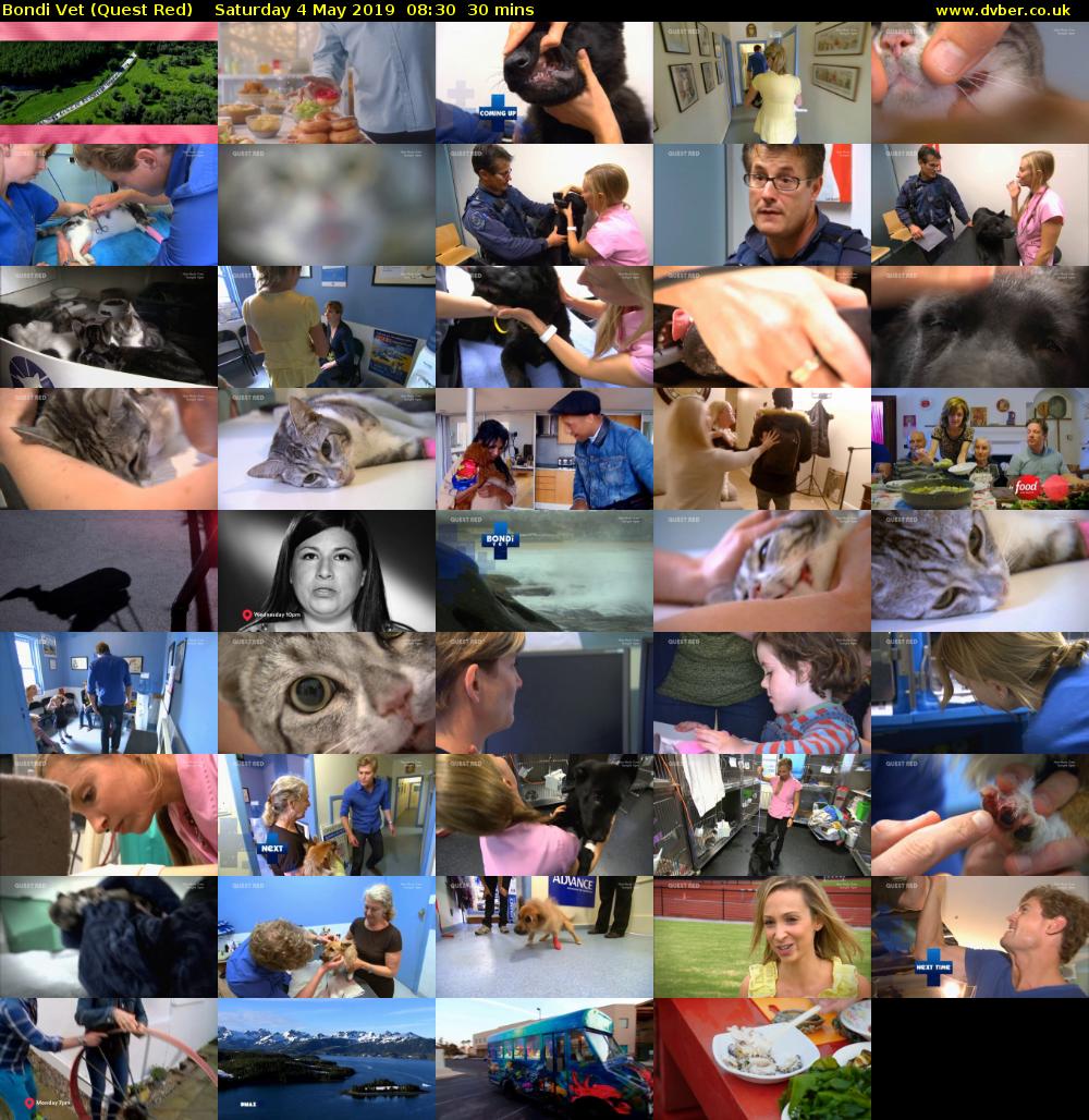 Bondi Vet (Quest Red) Saturday 4 May 2019 08:30 - 09:00