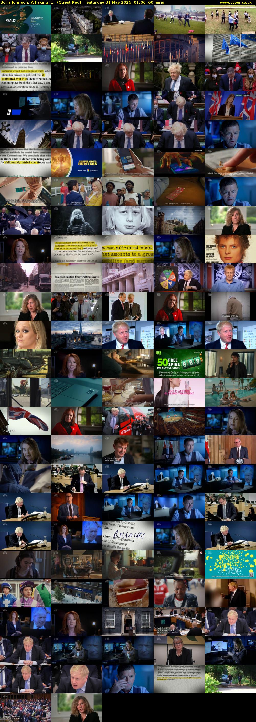 Boris Johnson: A Faking It... (Quest Red) Saturday 31 May 2025 01:00 - 02:00