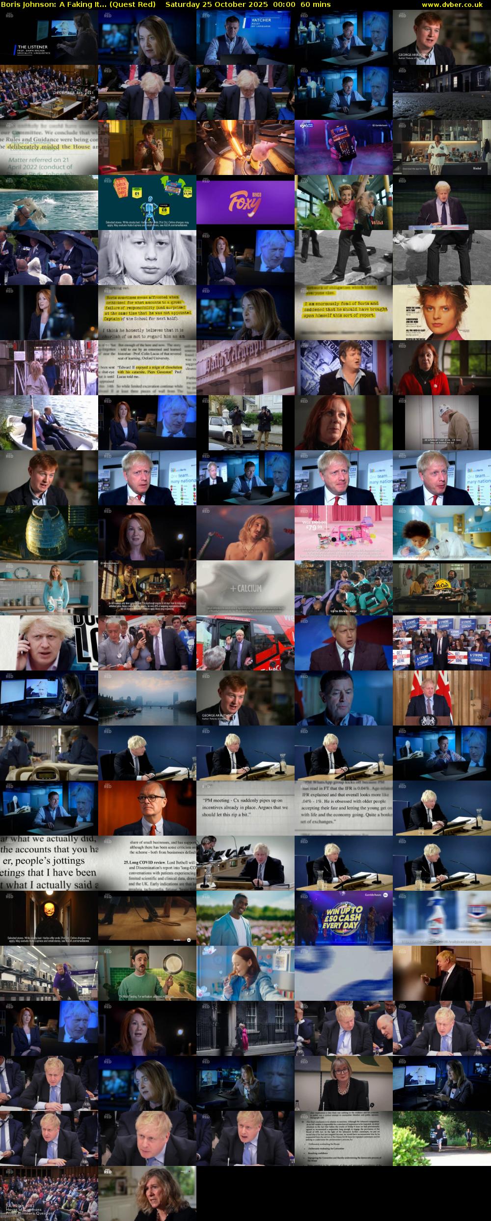 Boris Johnson: A Faking It... (Quest Red) Saturday 25 October 2025 00:00 - 01:00