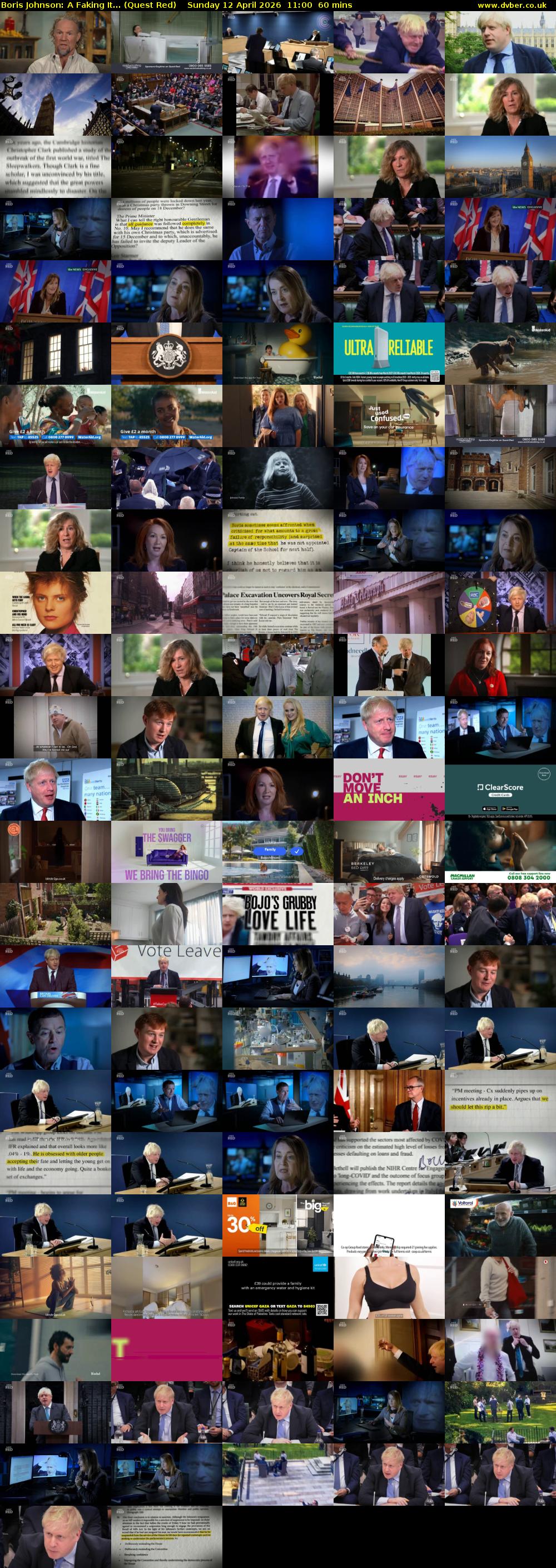 Boris Johnson: A Faking It... (Quest Red) Sunday 12 April 2026 11:00 - 12:00