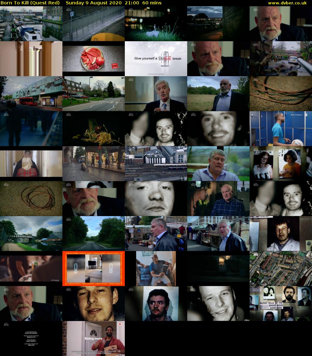 Born To Kill (Quest Red) Sunday 9 August 2020 21:00 - 22:00