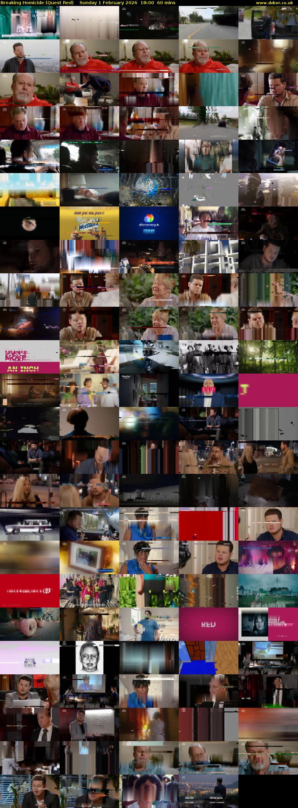 Breaking Homicide (Quest Red) Sunday 1 February 2026 18:00 - 19:00