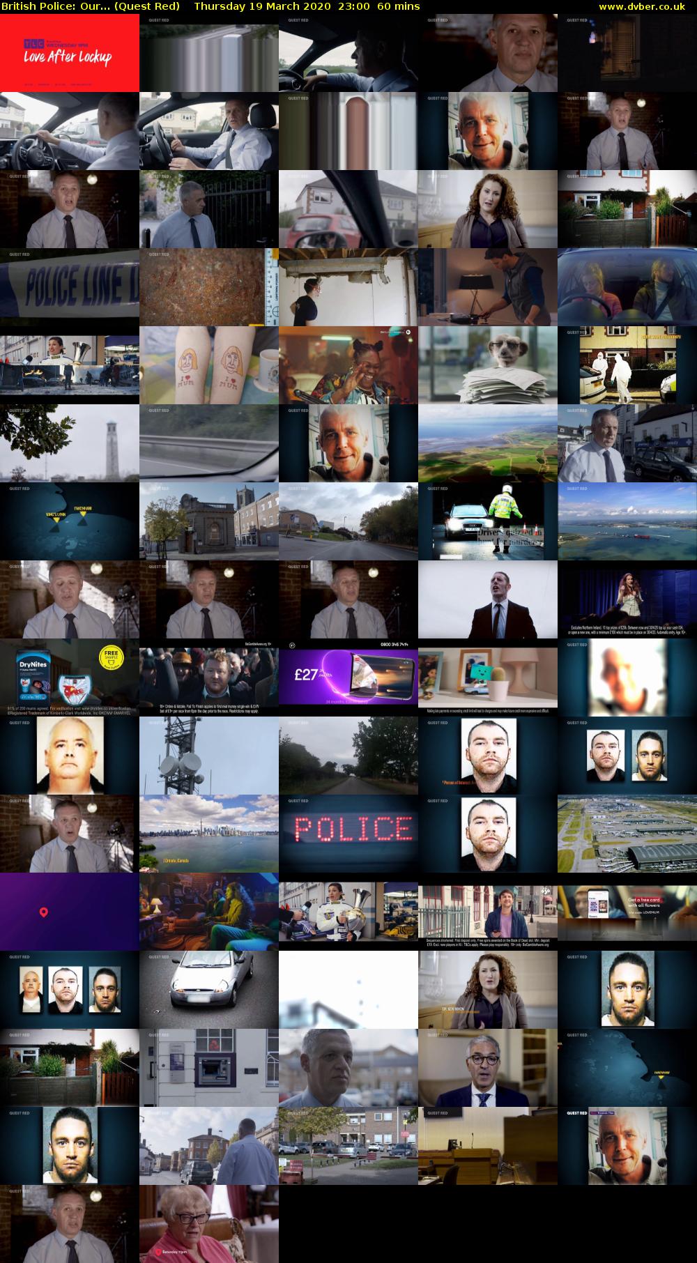 British Police: Our... (Quest Red) Thursday 19 March 2020 23:00 - 00:00