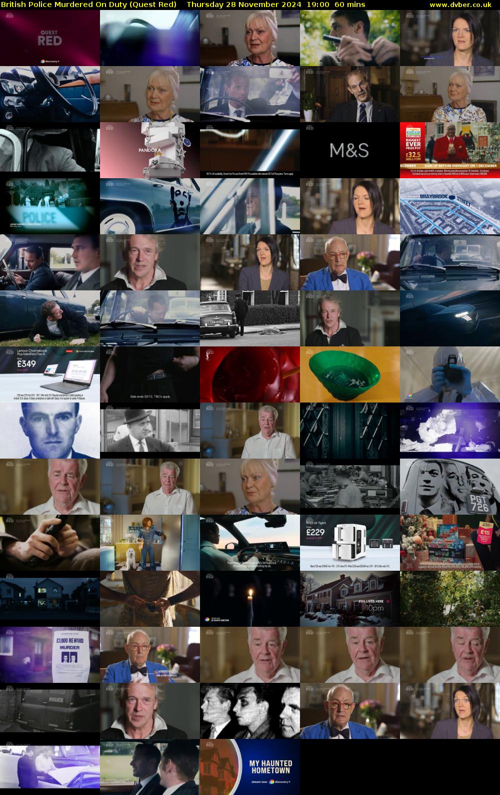 British Police Murdered On Duty (Quest Red) Thursday 28 November 2024 19:00 - 20:00