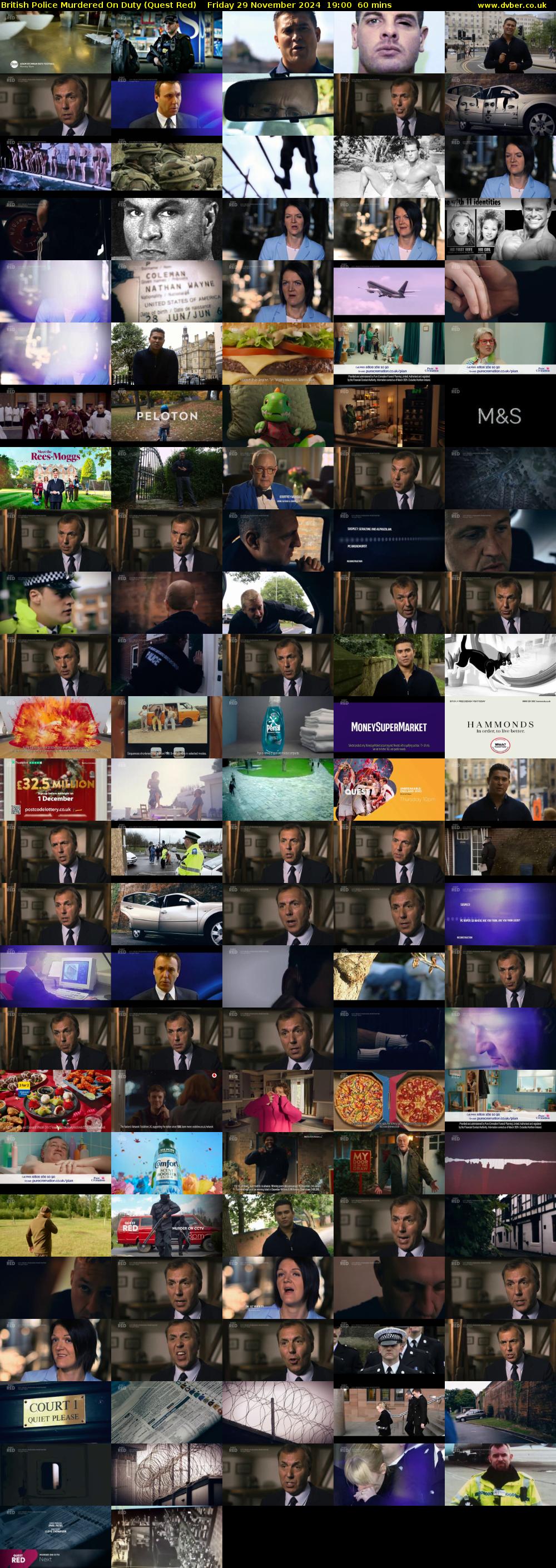 British Police Murdered On Duty (Quest Red) Friday 29 November 2024 19:00 - 20:00