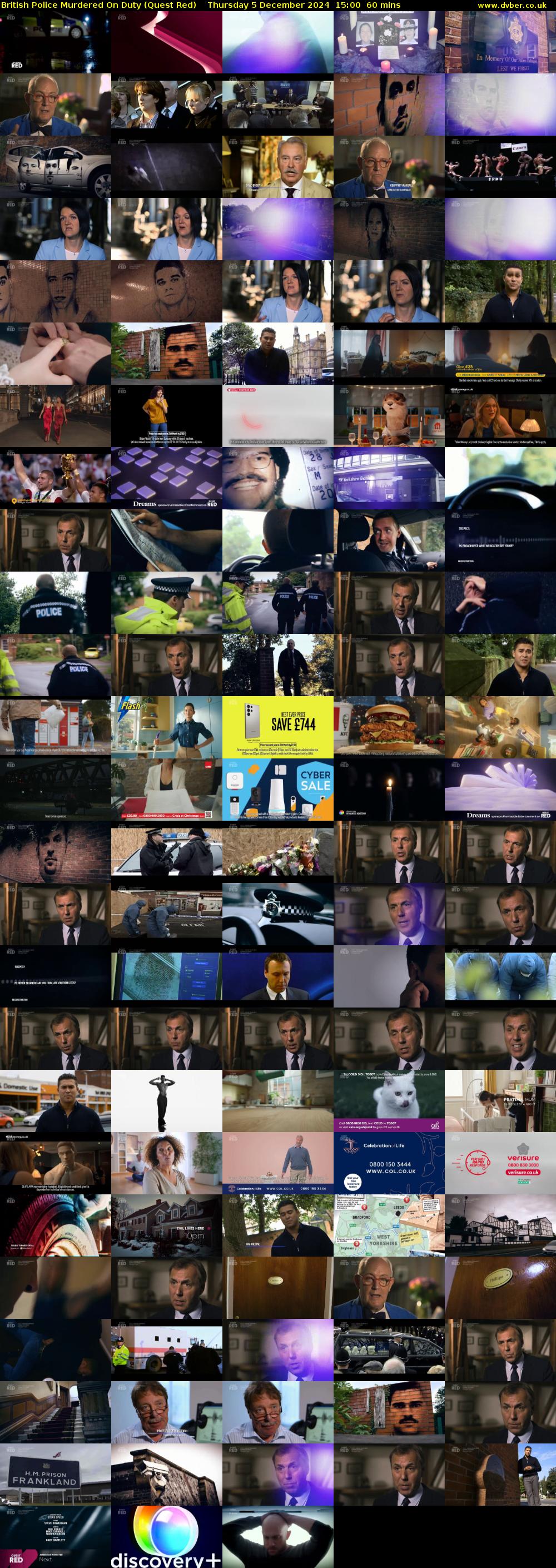 British Police Murdered On Duty (Quest Red) Thursday 5 December 2024 15:00 - 16:00