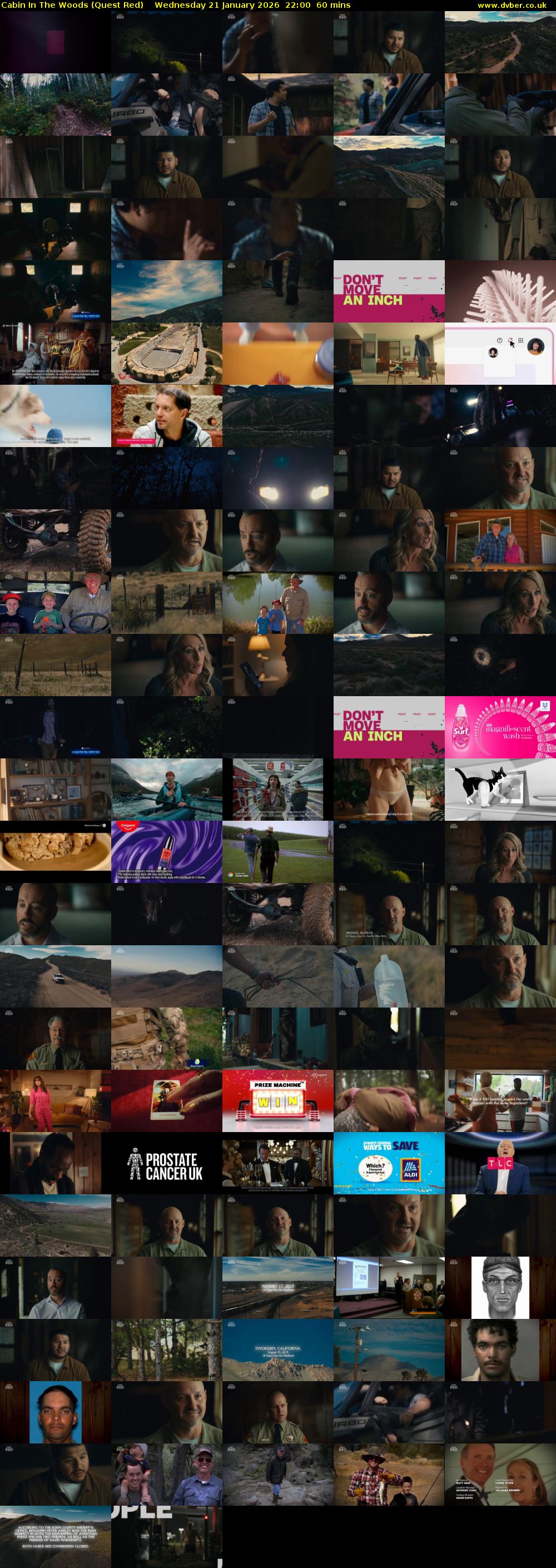 Cabin In The Woods (Quest Red) Wednesday 21 January 2026 22:00 - 23:00