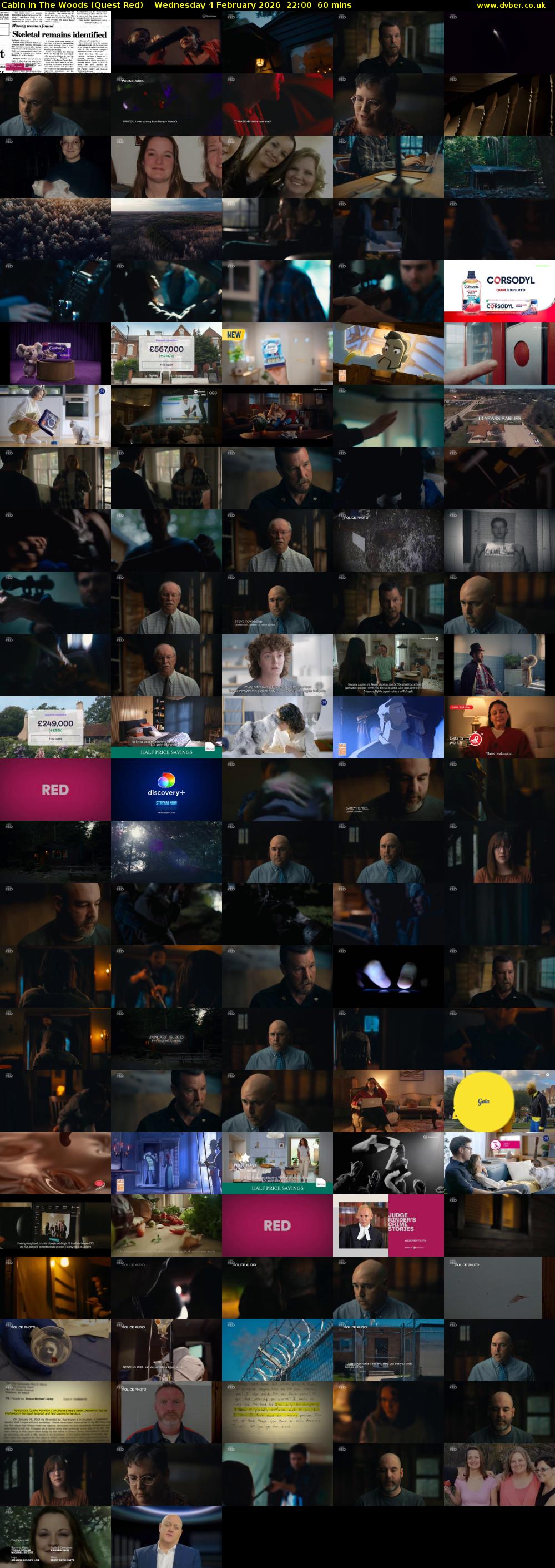 Cabin In The Woods (Quest Red) Wednesday 4 February 2026 22:00 - 23:00