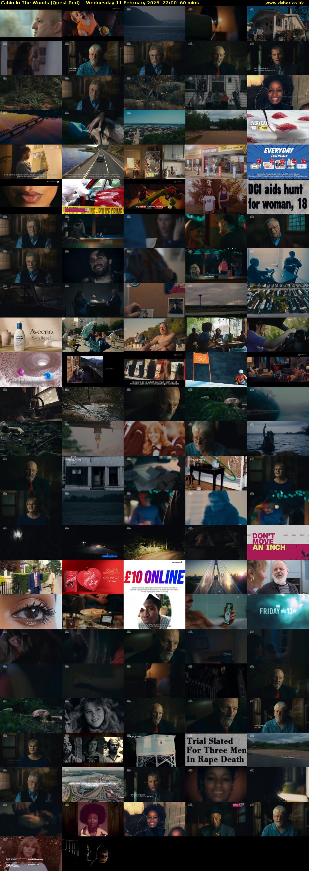 Cabin In The Woods (Quest Red) Wednesday 11 February 2026 22:00 - 23:00