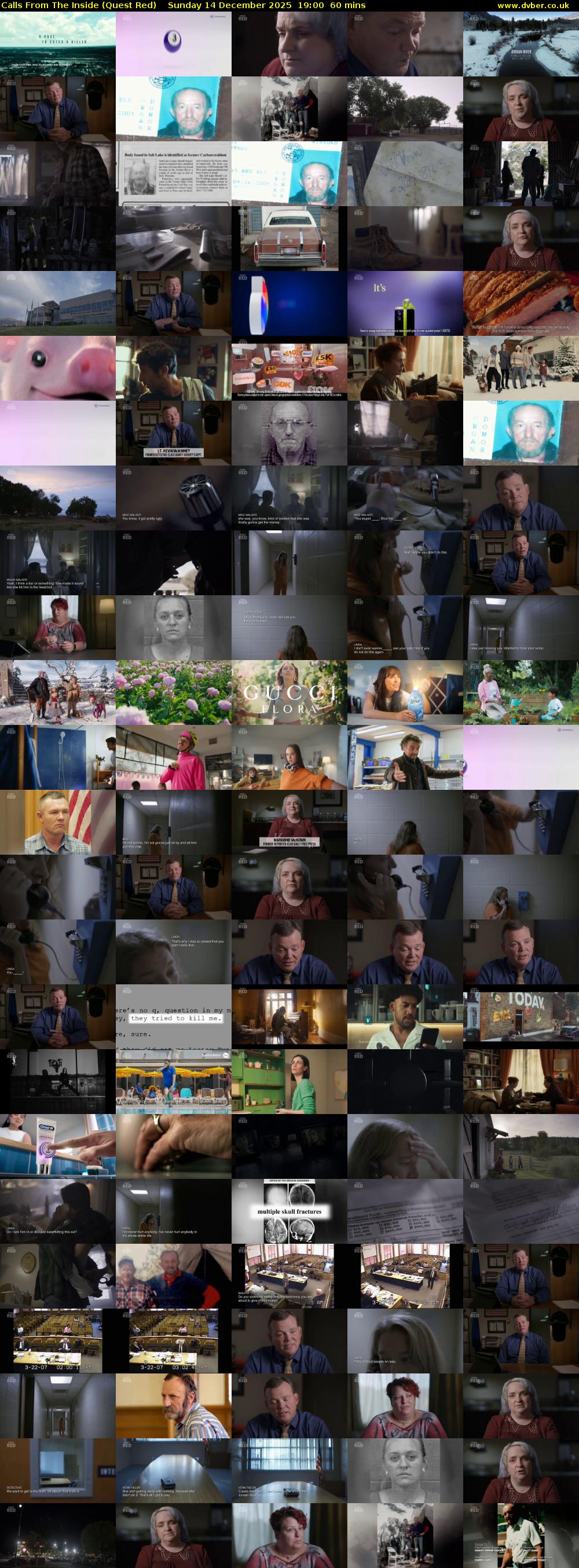 Calls From The Inside (Quest Red) Sunday 14 December 2025 19:00 - 20:00