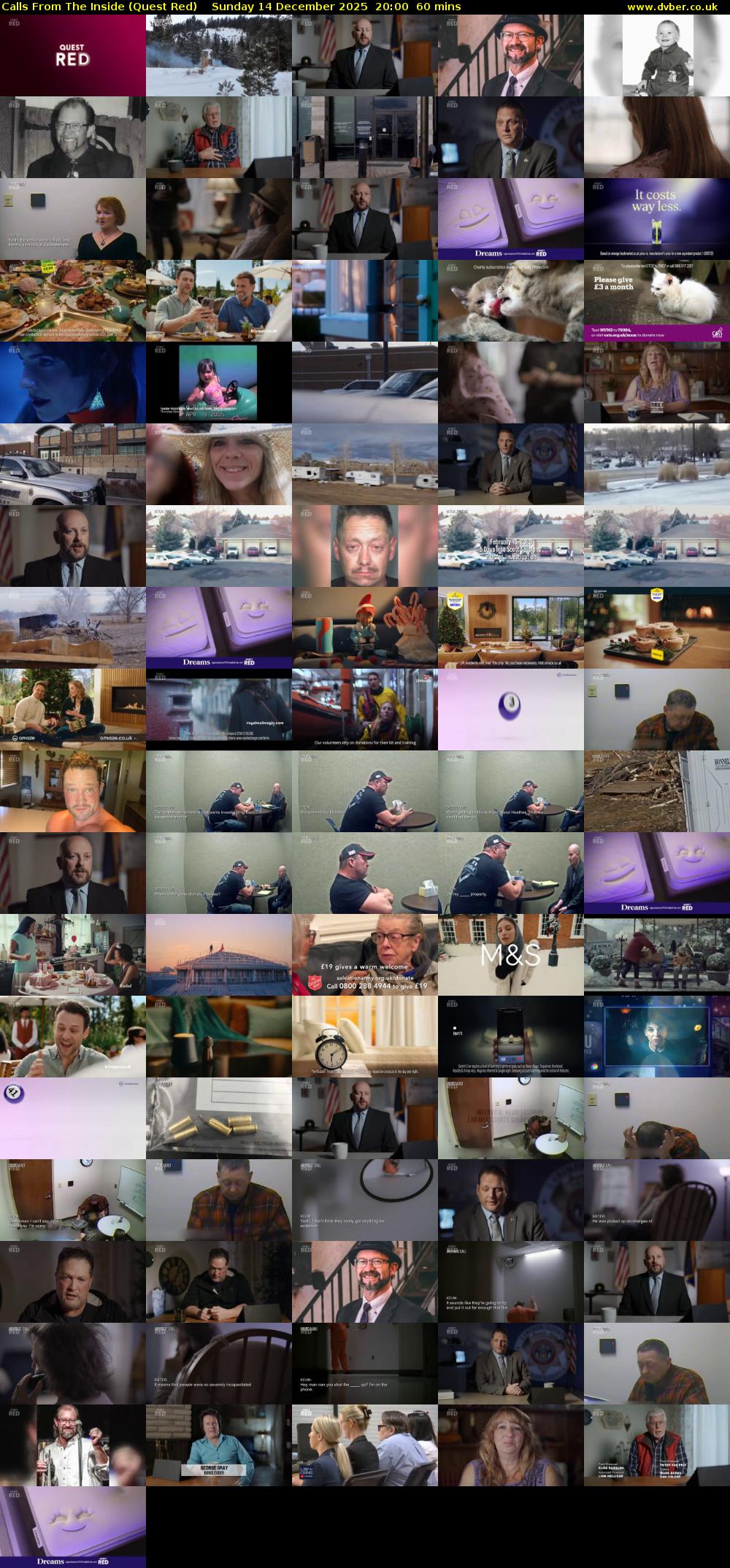 Calls From The Inside (Quest Red) Sunday 14 December 2025 20:00 - 21:00