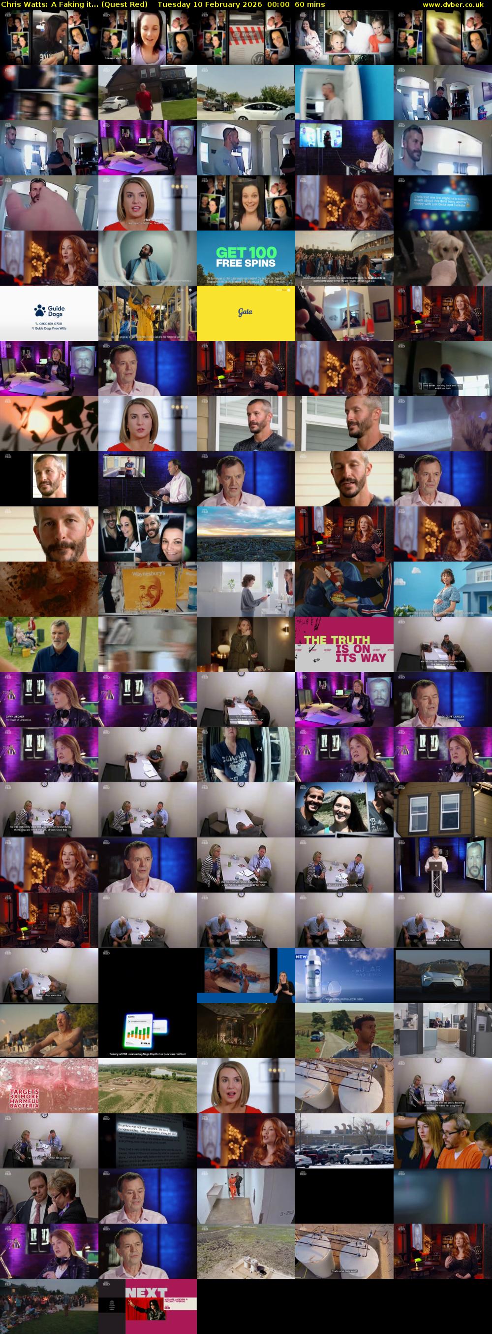 Chris Watts: A Faking it... (Quest Red) Tuesday 10 February 2026 00:00 - 01:00