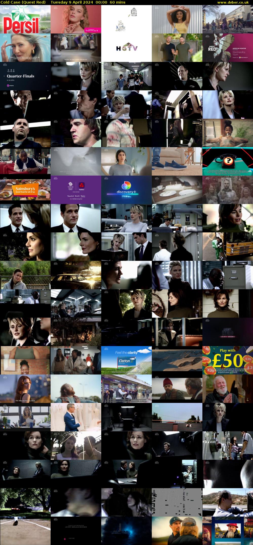 Cold Case (Quest Red) Tuesday 9 April 2024 00:00 - 01:00