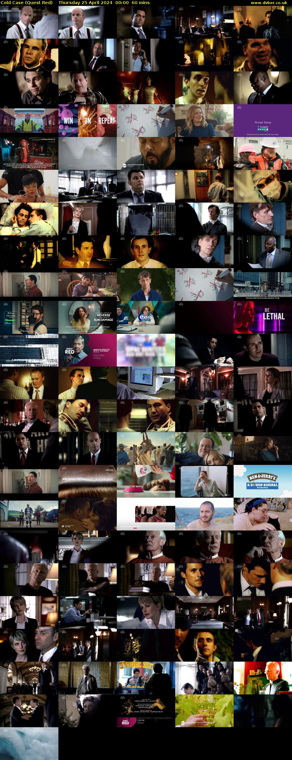 Cold Case (Quest Red) Thursday 25 April 2024 00:00 - 01:00
