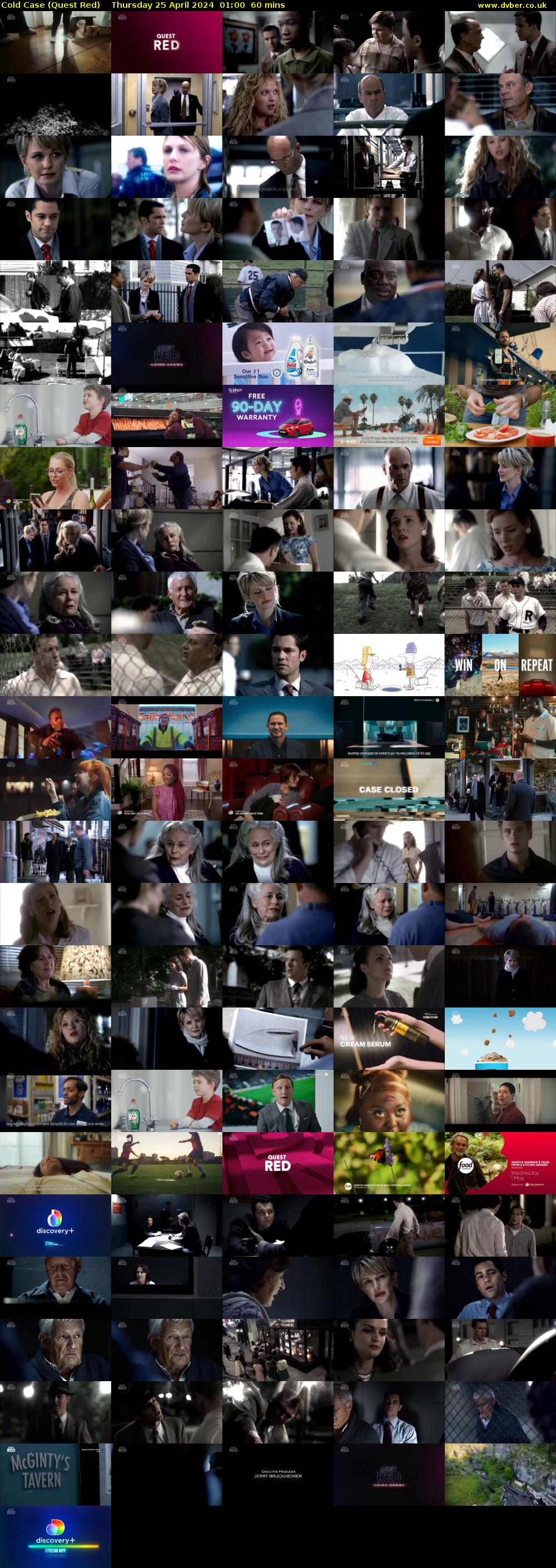 Cold Case (Quest Red) Thursday 25 April 2024 01:00 - 02:00