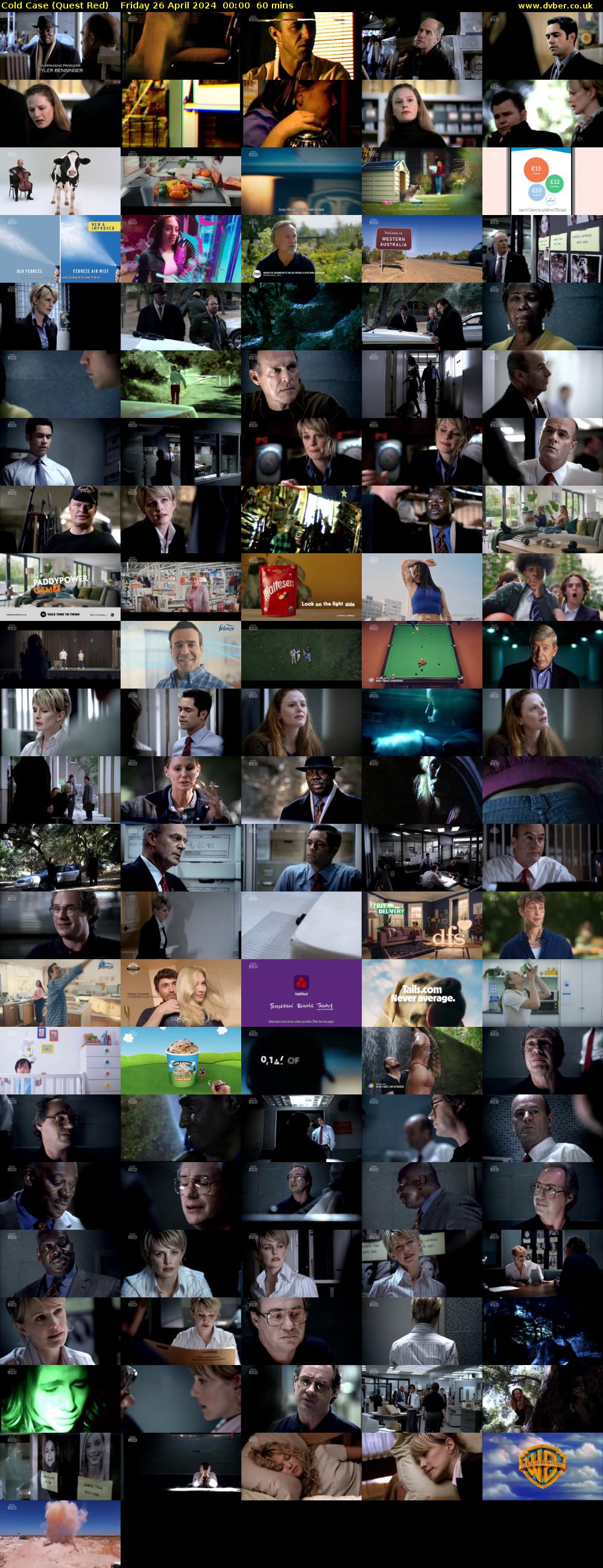 Cold Case (Quest Red) Friday 26 April 2024 00:00 - 01:00