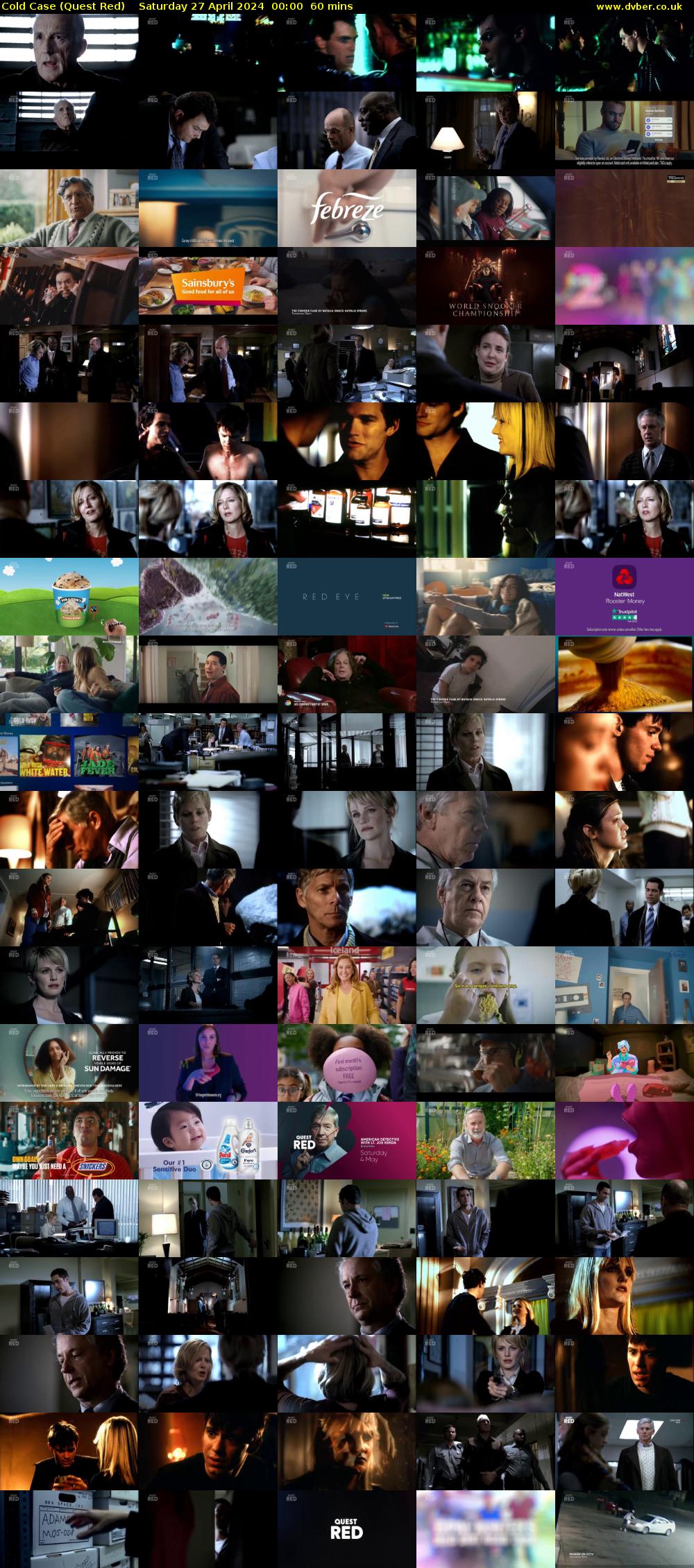 Cold Case (Quest Red) Saturday 27 April 2024 00:00 - 01:00