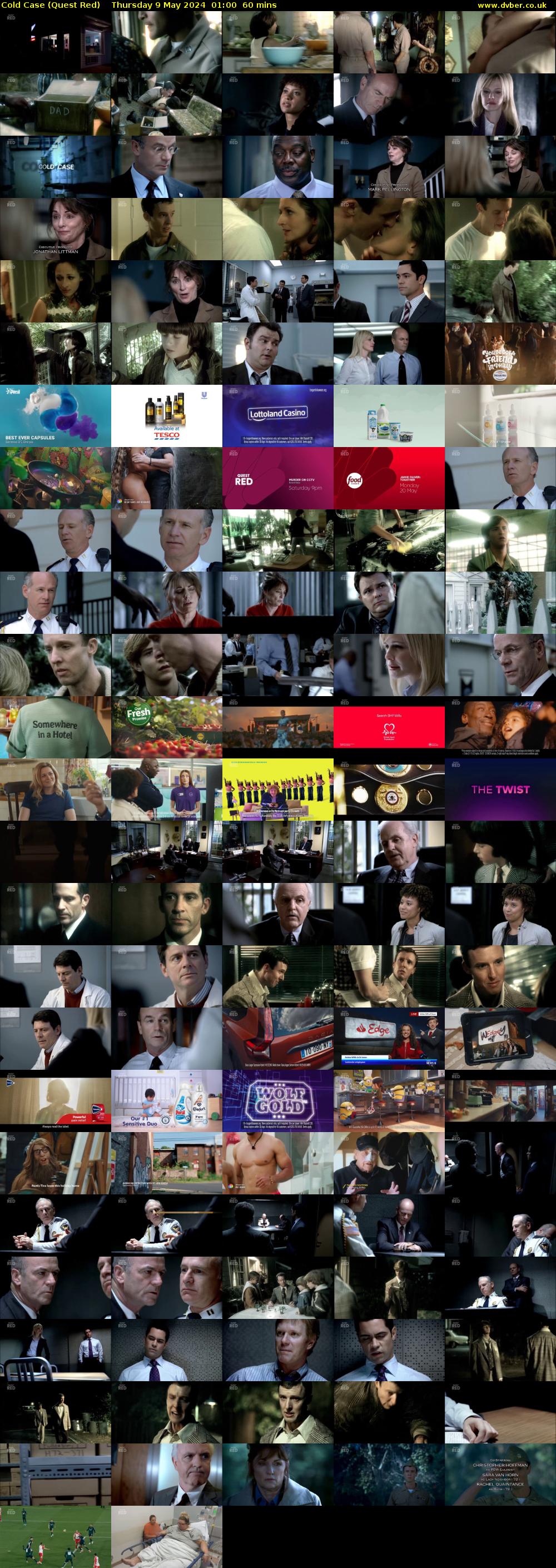 Cold Case (Quest Red) Thursday 9 May 2024 01:00 - 02:00