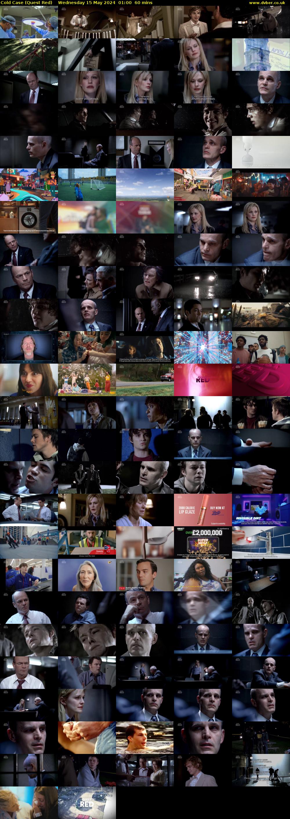 Cold Case (Quest Red) Wednesday 15 May 2024 01:00 - 02:00