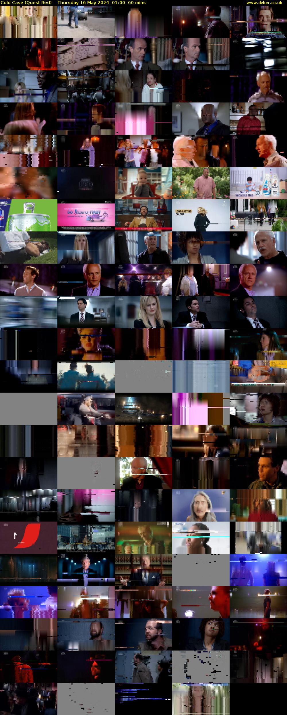 Cold Case (Quest Red) Thursday 16 May 2024 01:00 - 02:00