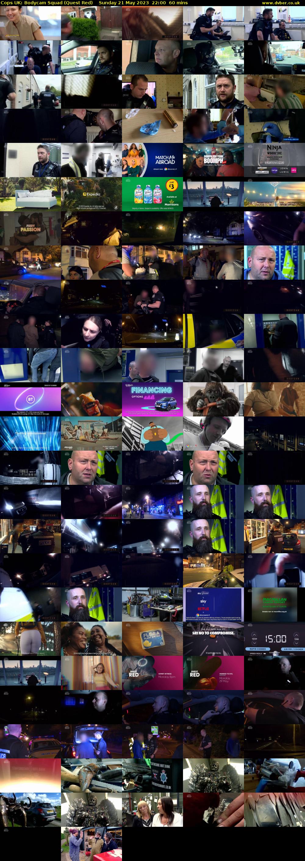 Cops UK: Bodycam Squad (Quest Red) Sunday 21 May 2023 22:00 - 23:00