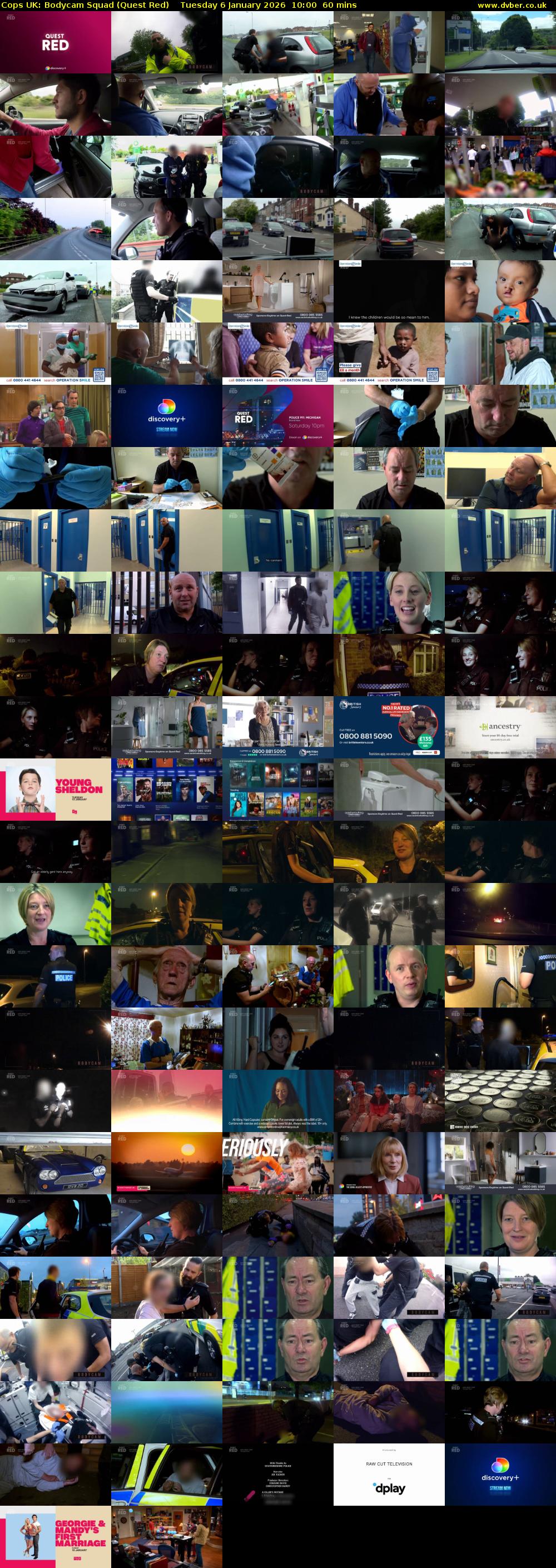Cops UK: Bodycam Squad (Quest Red) Tuesday 6 January 2026 10:00 - 11:00