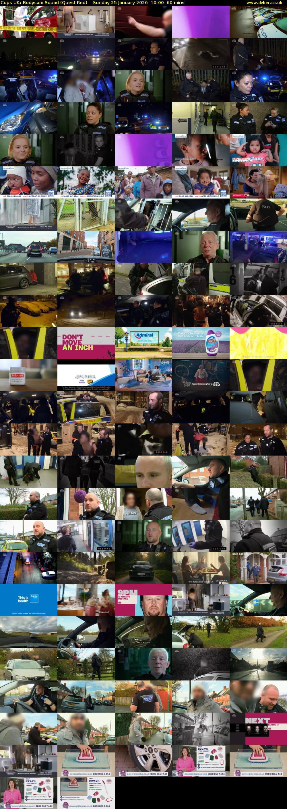 Cops UK: Bodycam Squad (Quest Red) Sunday 25 January 2026 10:00 - 11:00