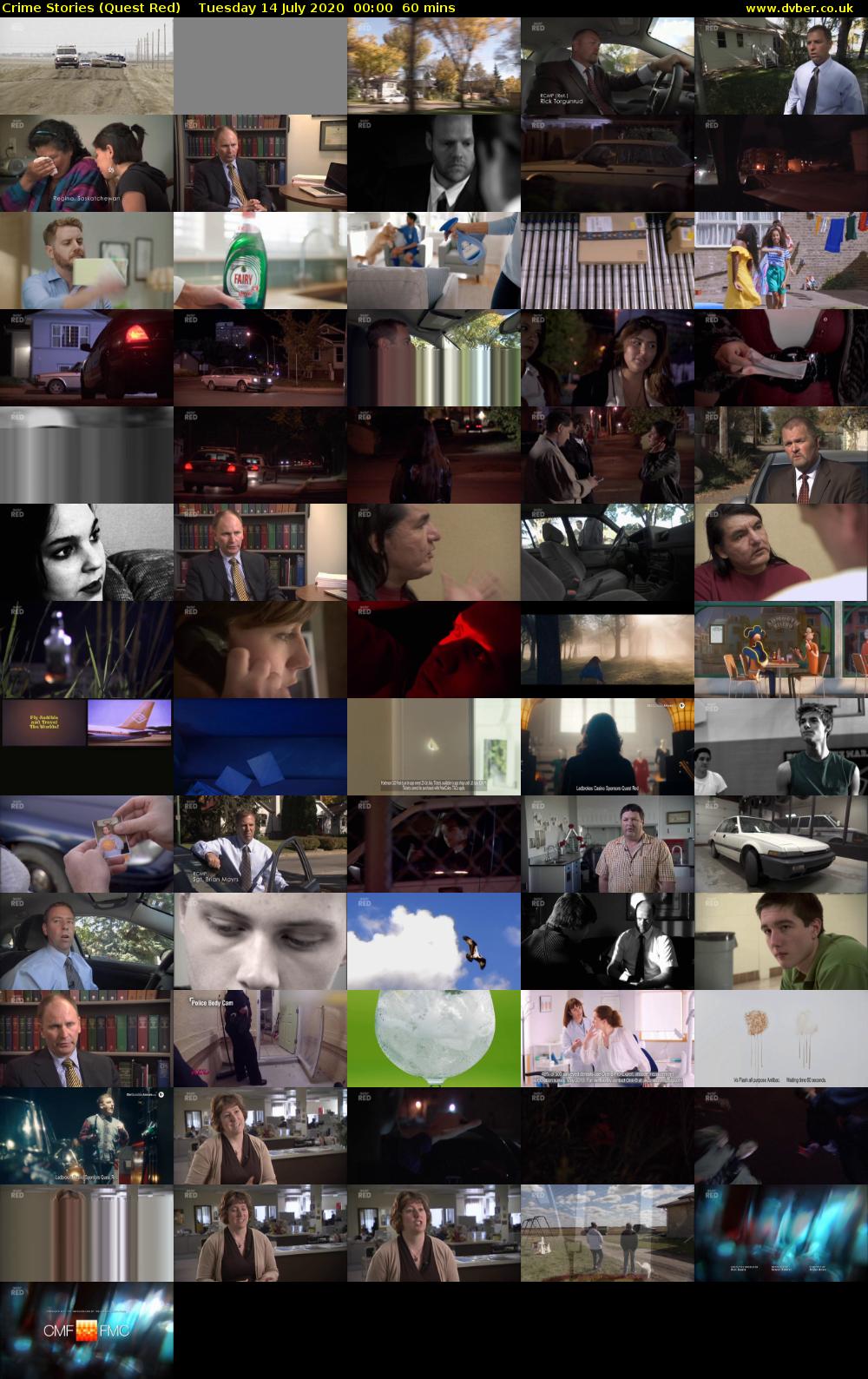 Crime Stories (Quest Red) Tuesday 14 July 2020 00:00 - 01:00