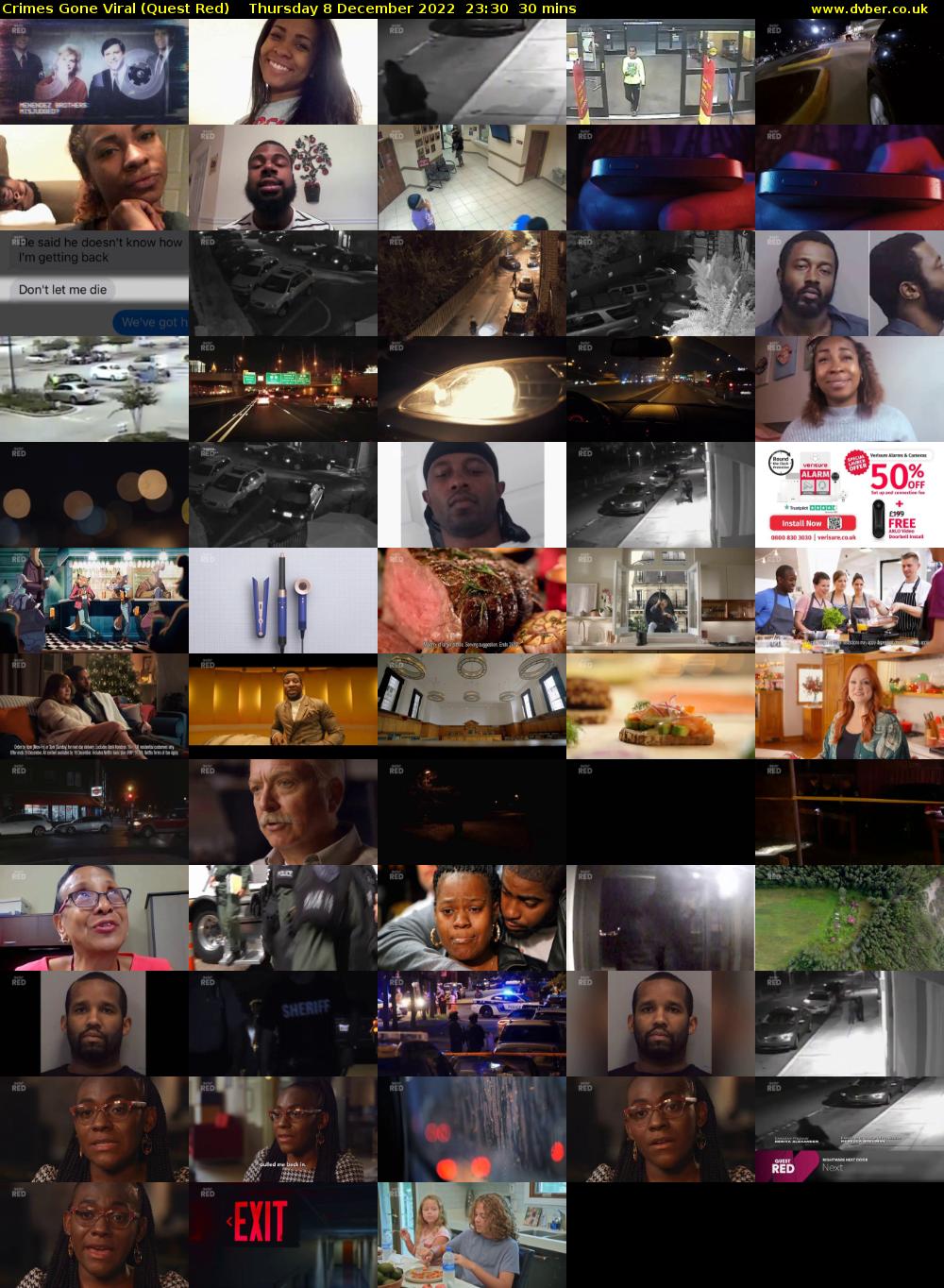 Crimes Gone Viral (Quest Red) Thursday 8 December 2022 23:30 - 00:00