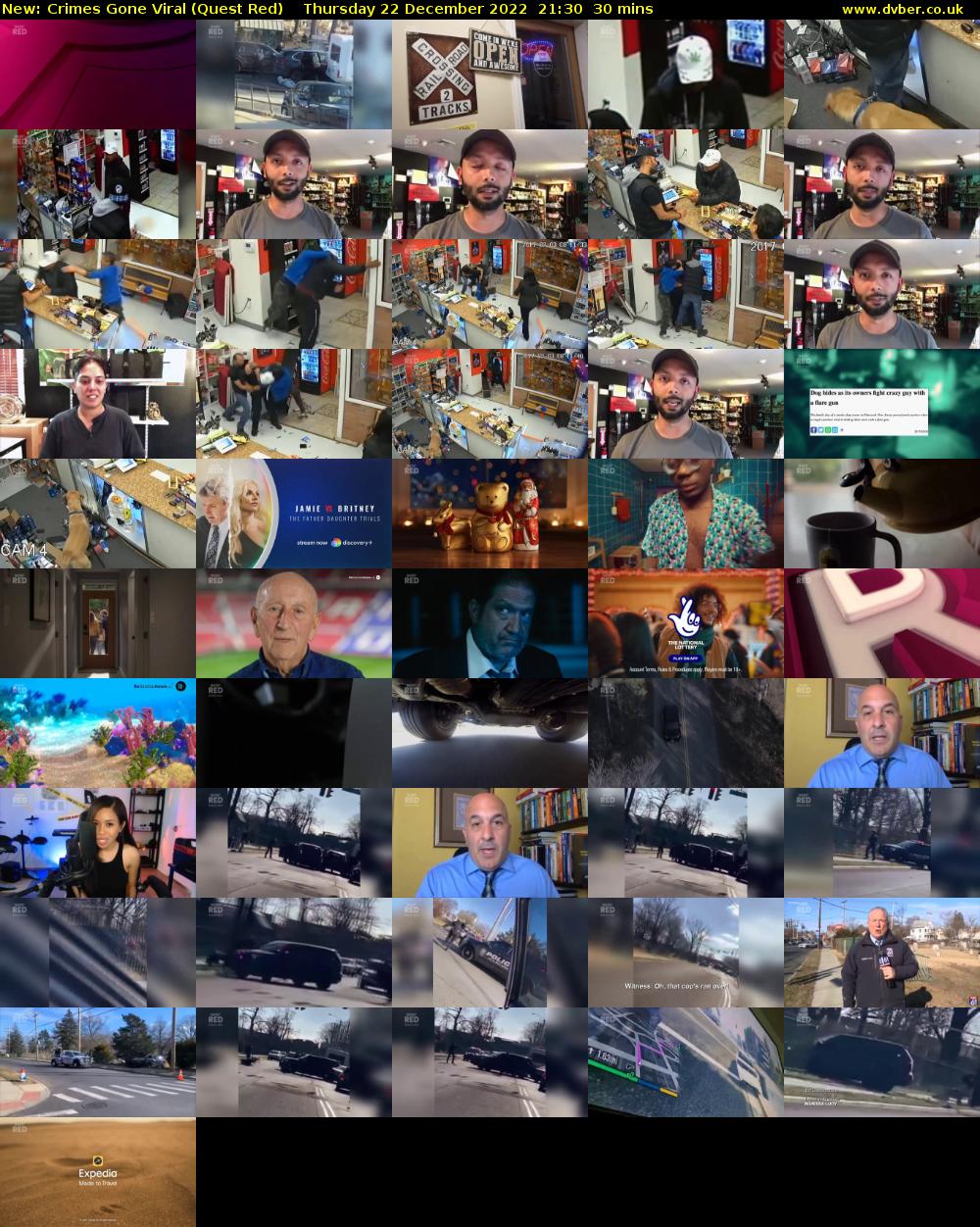 Crimes Gone Viral (Quest Red) Thursday 22 December 2022 21:30 - 22:00